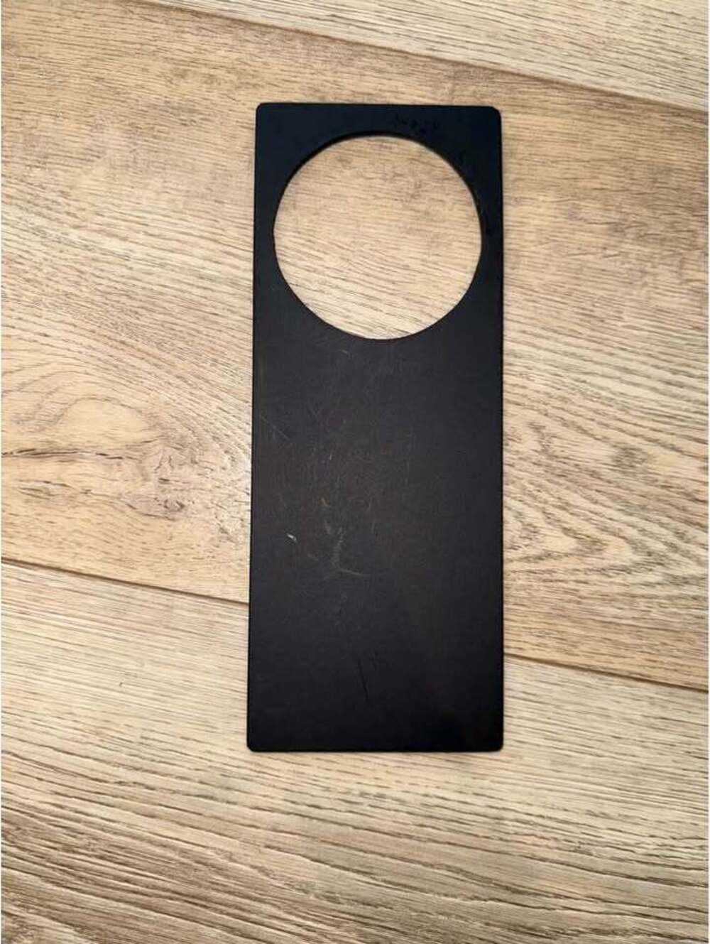 Black Chalkboard Door Hanger Sign